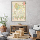 Elevated Pod II by Nikki Galapon on GIANT ART - green abstract