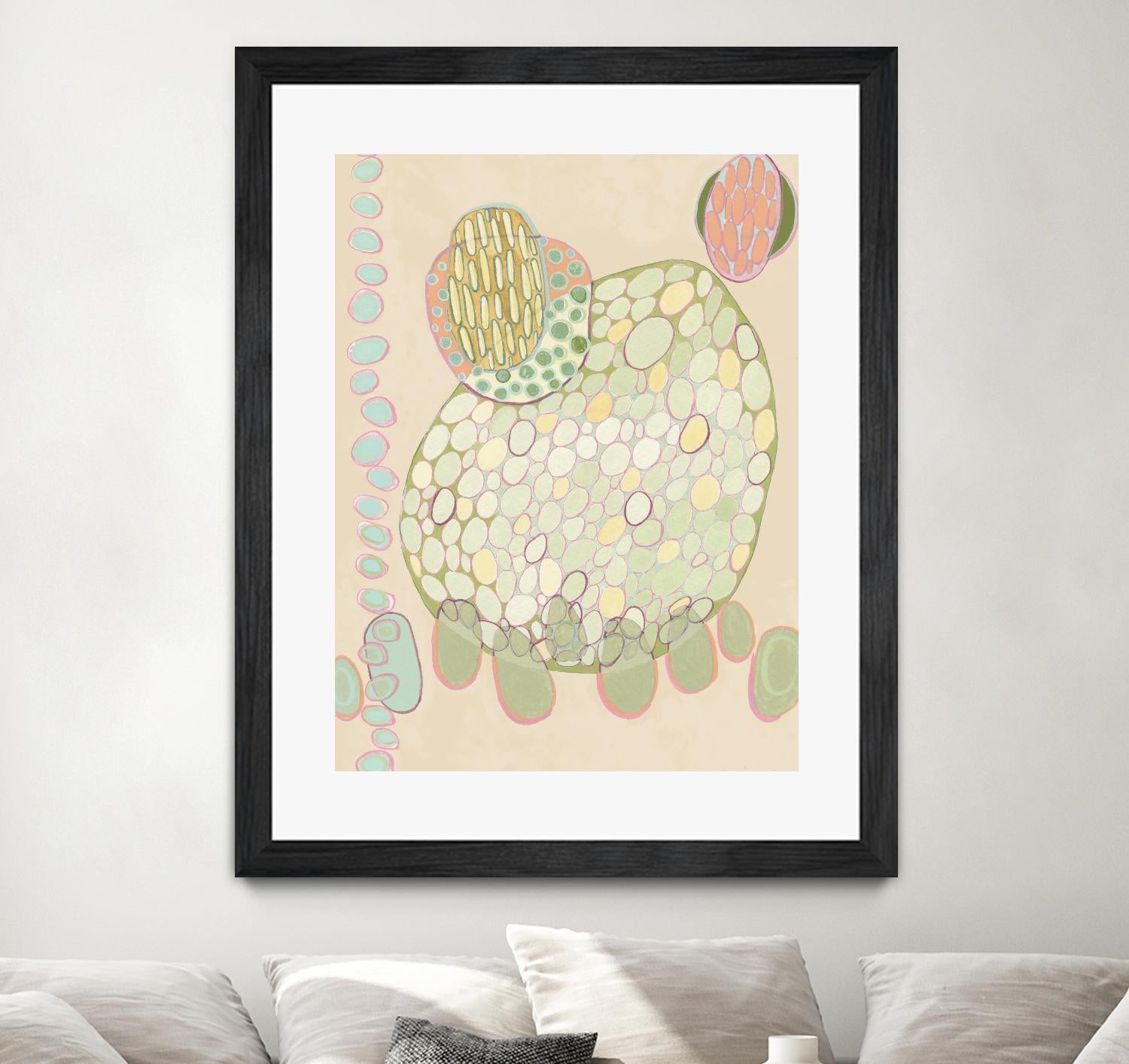 Elevated Pod II by Nikki Galapon on GIANT ART - green abstract