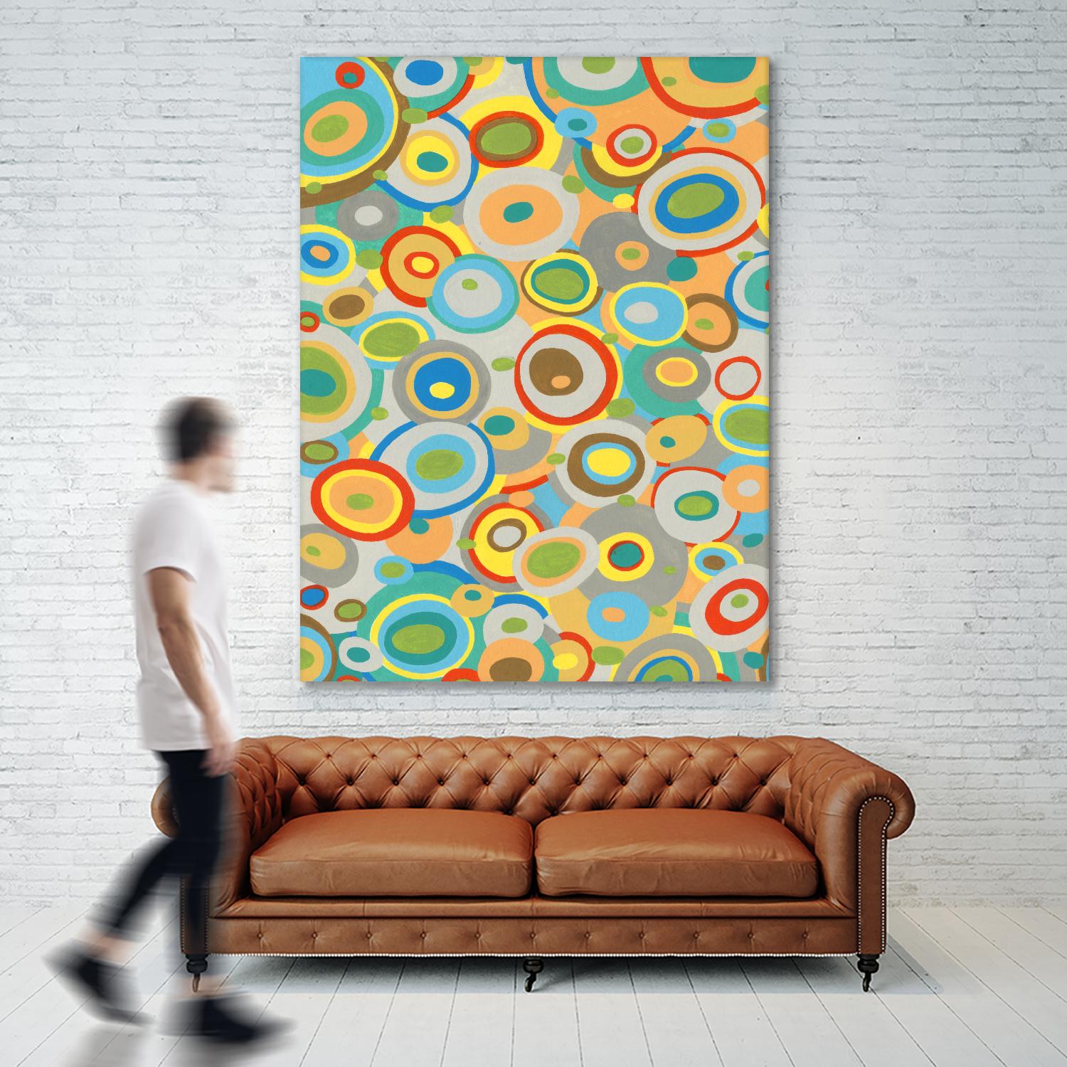 Overlapping Ovals I by Nikki Galapon on GIANT ART - abstract