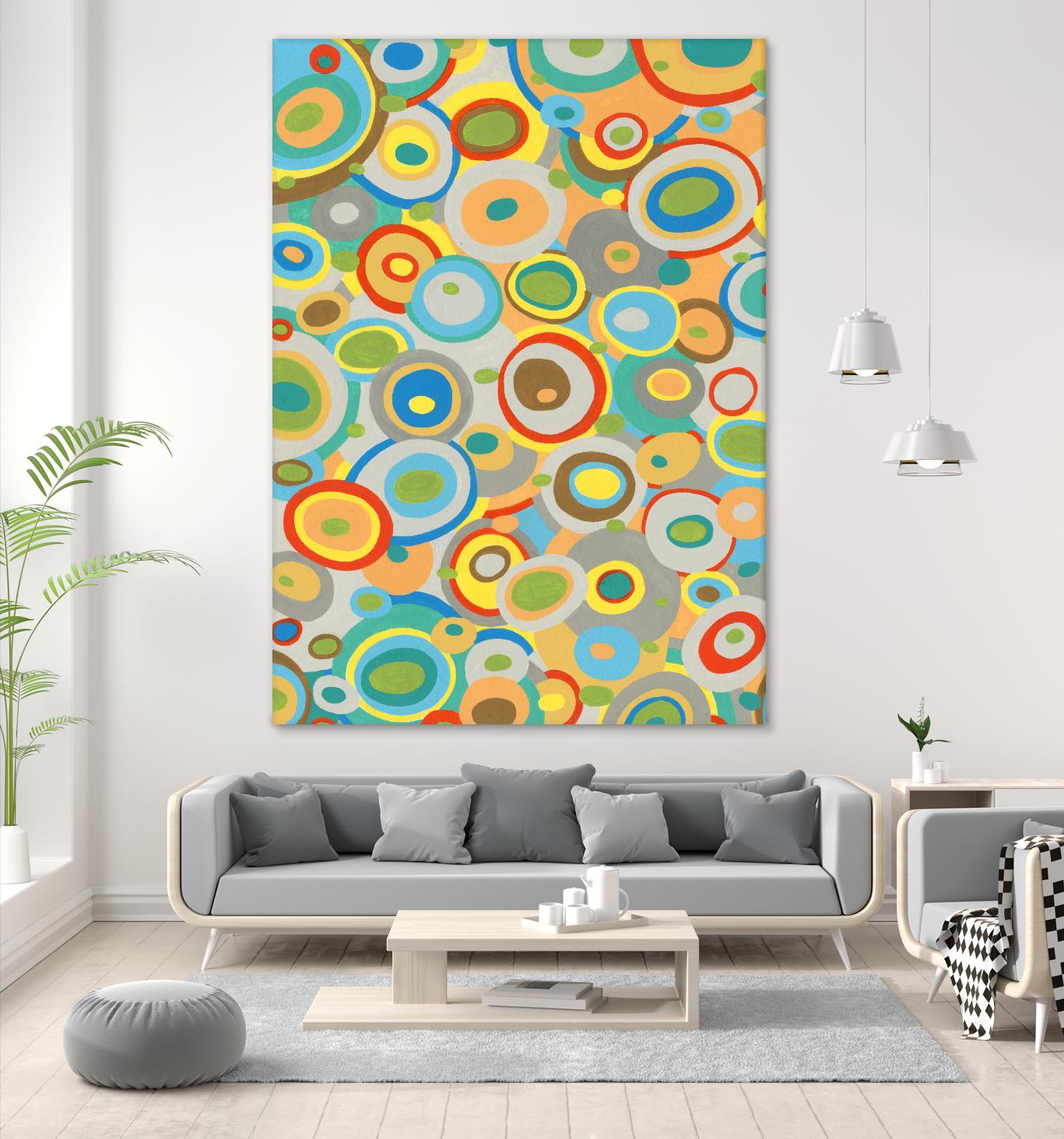 Overlapping Ovals I by Nikki Galapon on GIANT ART - abstract