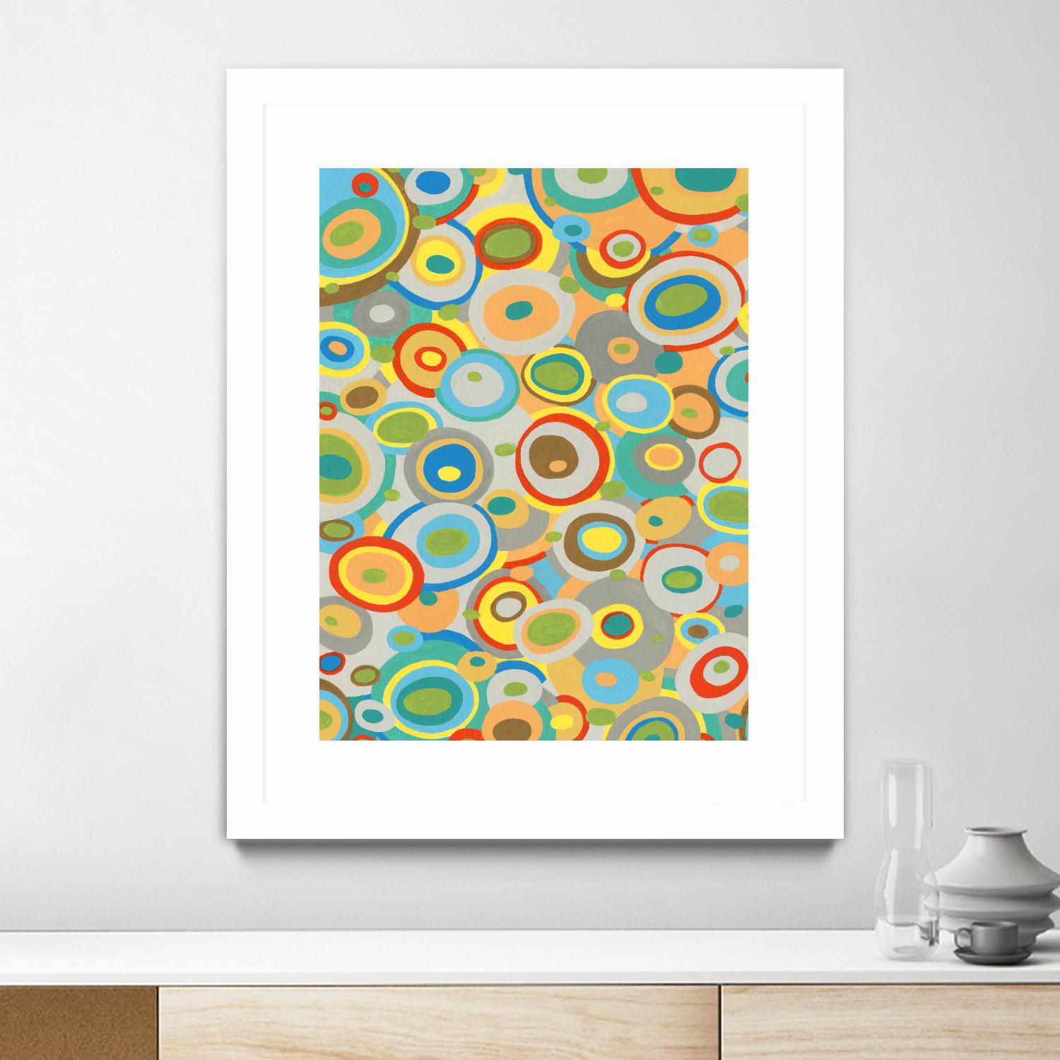 Overlapping Ovals I by Nikki Galapon on GIANT ART - abstract