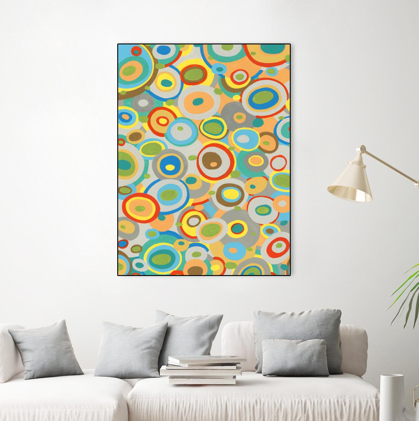 Overlapping Ovals I by Nikki Galapon on GIANT ART - abstract