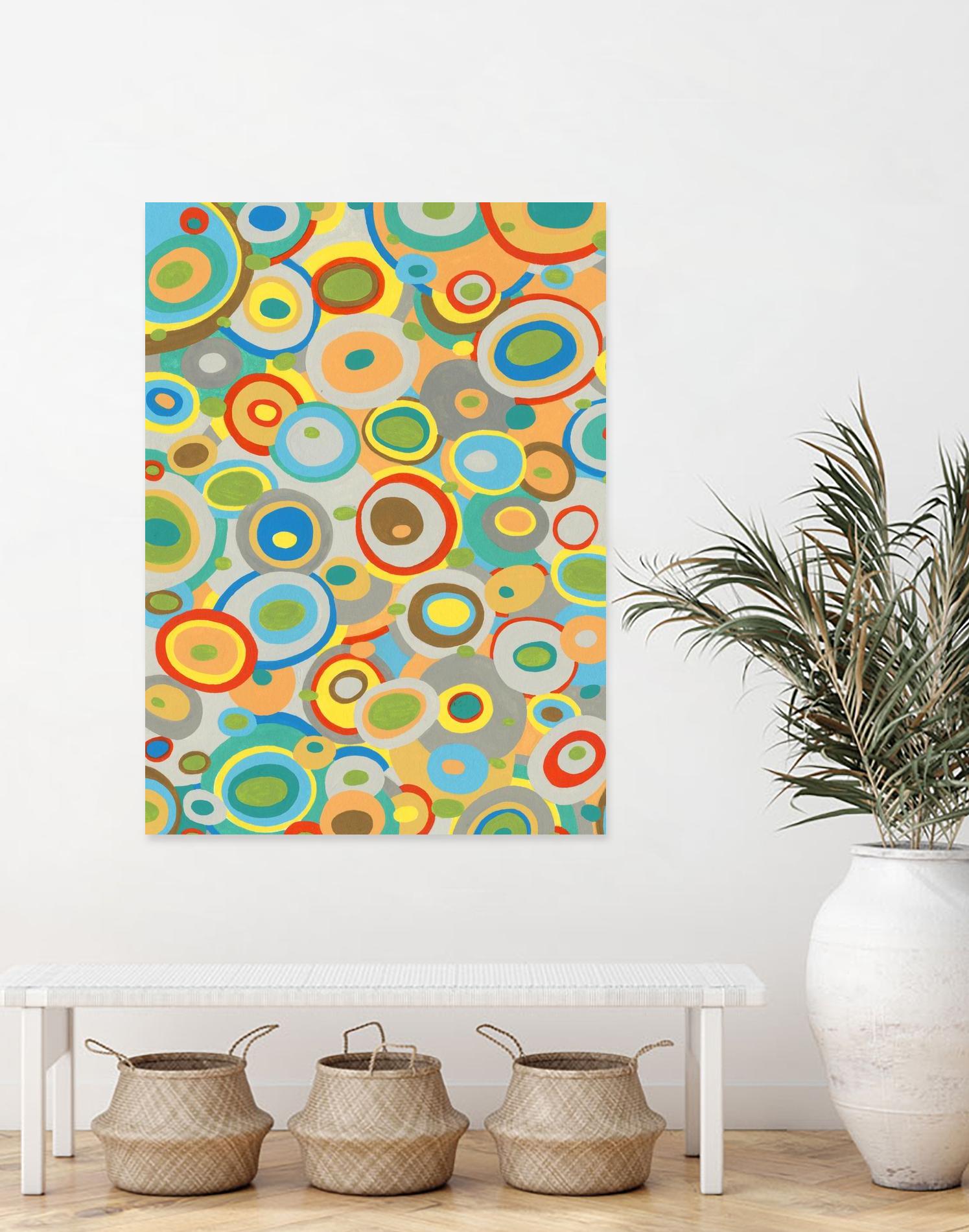 Overlapping Ovals I by Nikki Galapon on GIANT ART - abstract