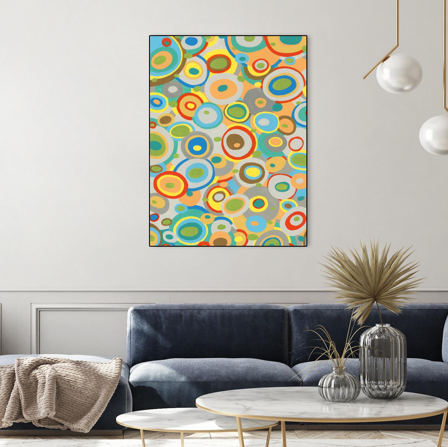 Overlapping Ovals I by Nikki Galapon on GIANT ART - abstract