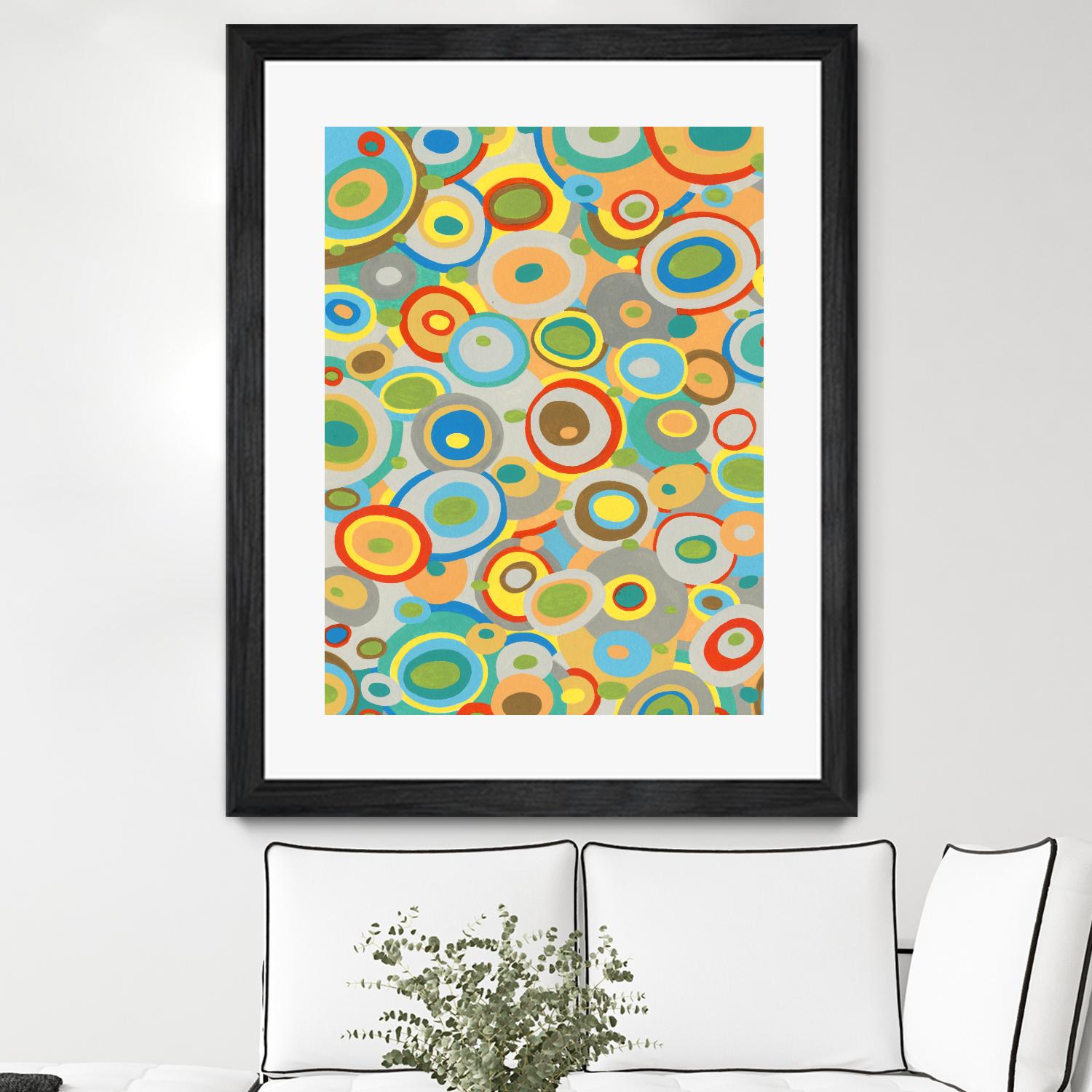 Overlapping Ovals I by Nikki Galapon on GIANT ART - abstract