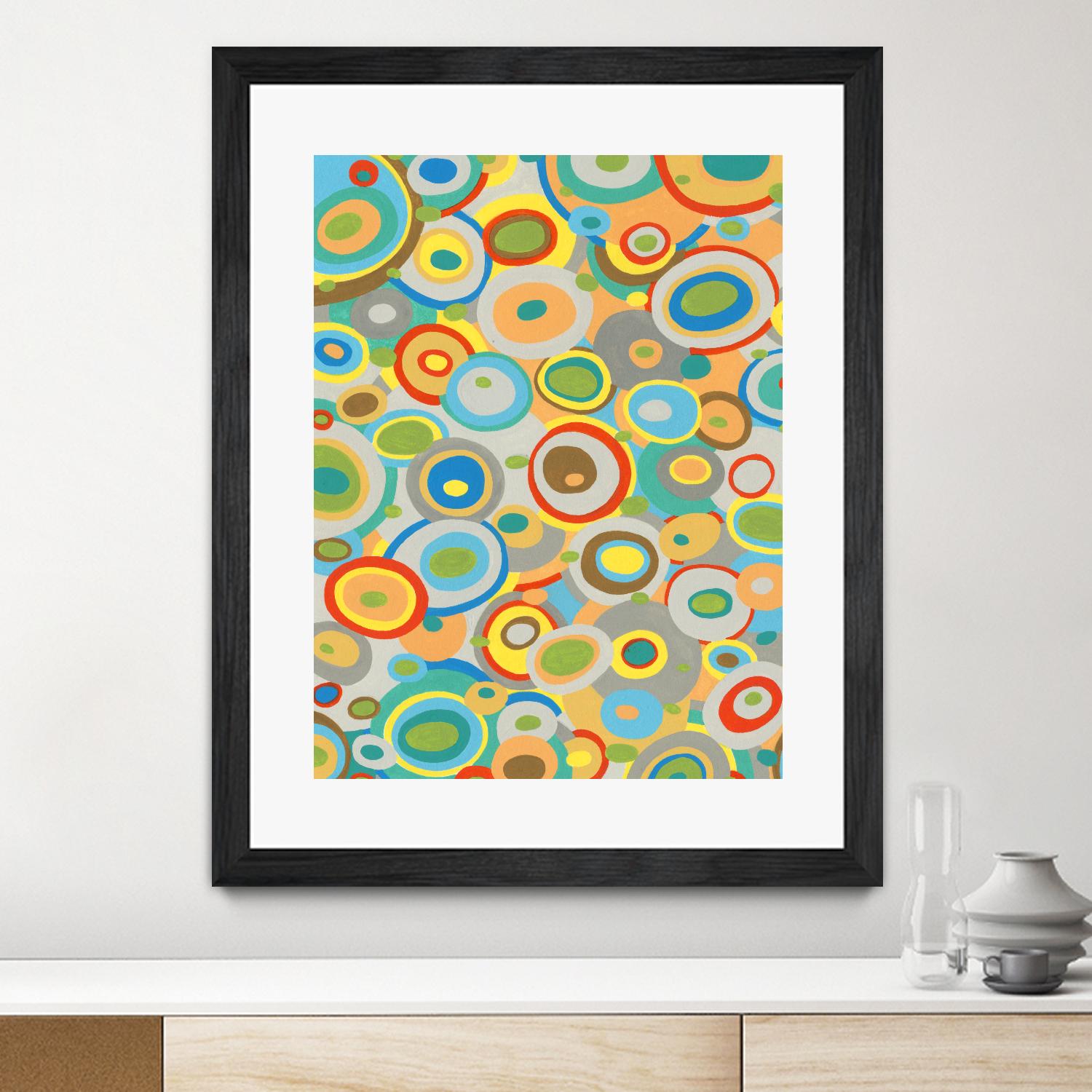 Overlapping Ovals I by Nikki Galapon on GIANT ART - abstract