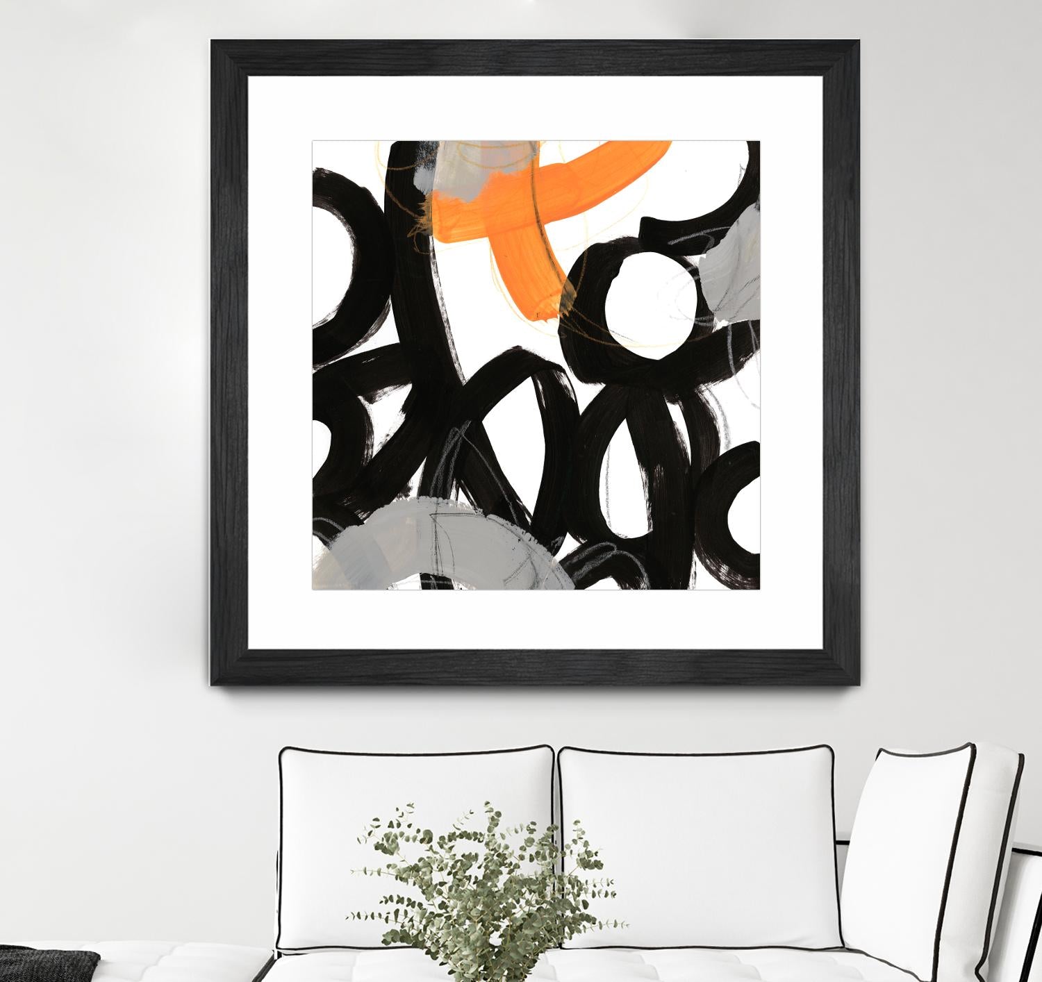 Chromatic Impulse VI by June Erica Vess on GIANT ART - orange abstract