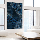 Moon Tide II by Grace Popp on GIANT ART - blue abstract