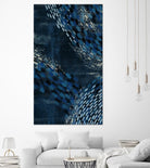 Moon Tide II by Grace Popp on GIANT ART - blue abstract