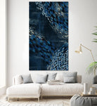 Moon Tide II by Grace Popp on GIANT ART - blue abstract
