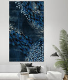 Moon Tide II by Grace Popp on GIANT ART - blue abstract
