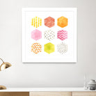 Honeycomb Patterns II by June Erica Vess on GIANT ART - abstract