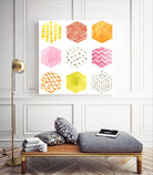 Honeycomb Patterns II by June Erica Vess on GIANT ART - abstract