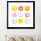 Honeycomb Patterns II by June Erica Vess on GIANT ART - abstract