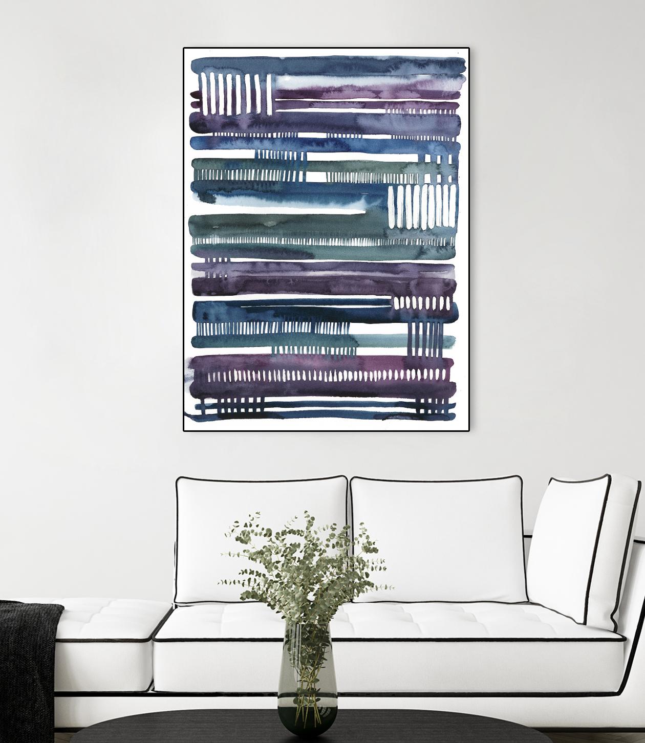Collapse I by Grace Popp on GIANT ART - blue abstract