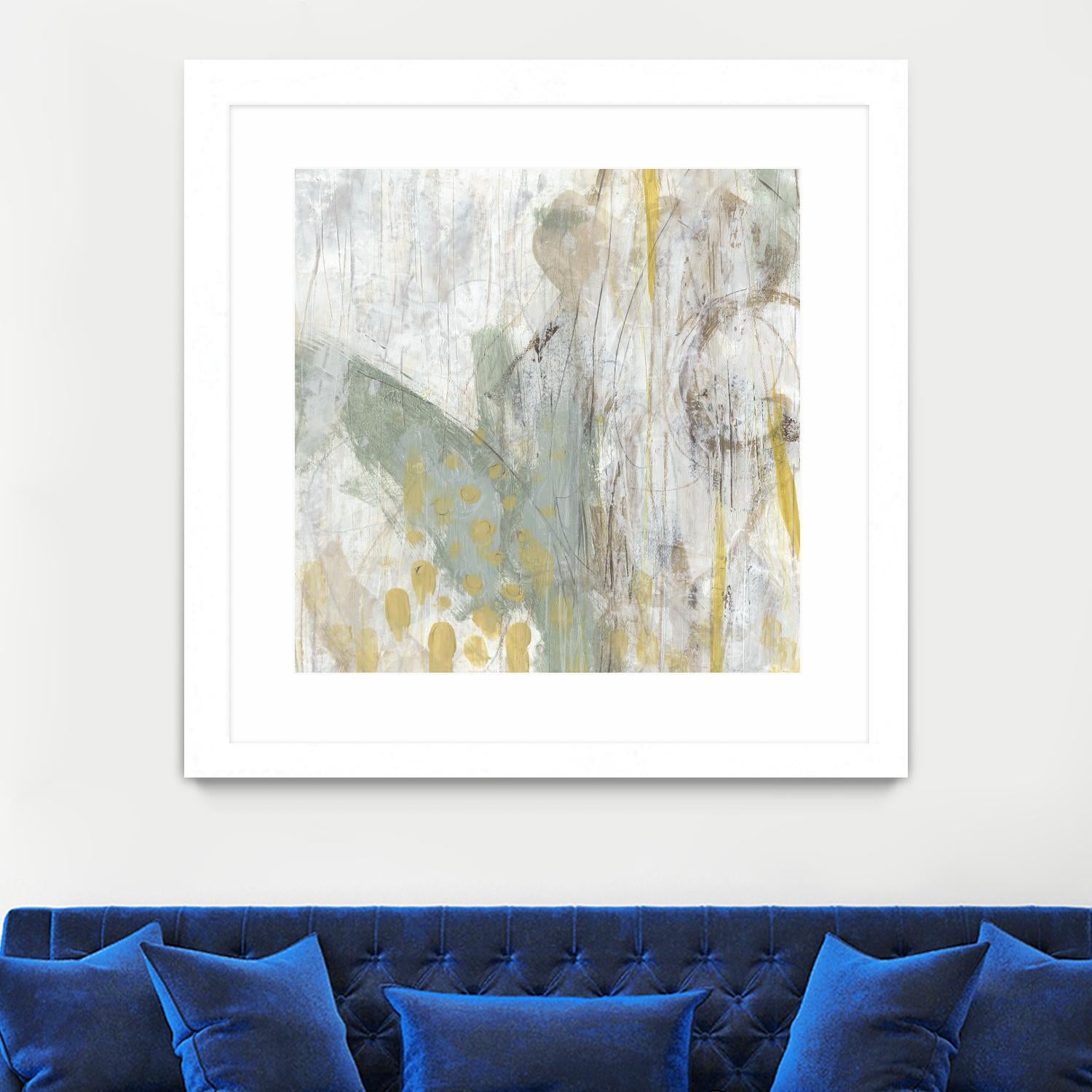 Surface Structure I by June Erica Vess on GIANT ART - green abstract