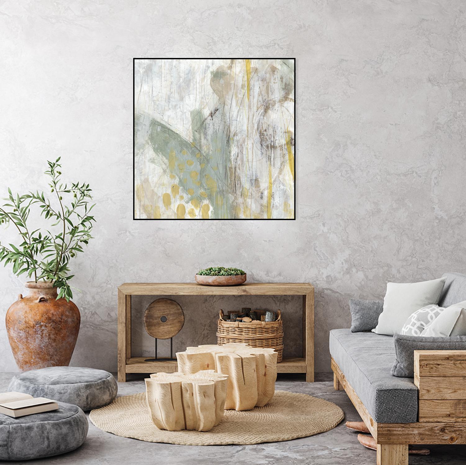 Surface Structure I by June Erica Vess on GIANT ART - green abstract