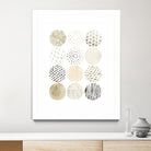Neutral Pattern Play I by June Erica Vess on GIANT ART - brown abstract
