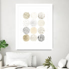 Neutral Pattern Play I by June Erica Vess on GIANT ART - brown abstract