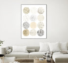Neutral Pattern Play I by June Erica Vess on GIANT ART - brown abstract