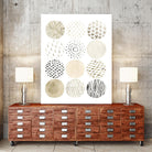 Neutral Pattern Play I by June Erica Vess on GIANT ART - brown abstract
