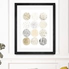 Neutral Pattern Play I by June Erica Vess on GIANT ART - brown abstract