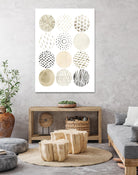 Neutral Pattern Play I by June Erica Vess on GIANT ART - brown abstract