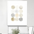 Neutral Pattern Play I by June Erica Vess on GIANT ART - brown abstract