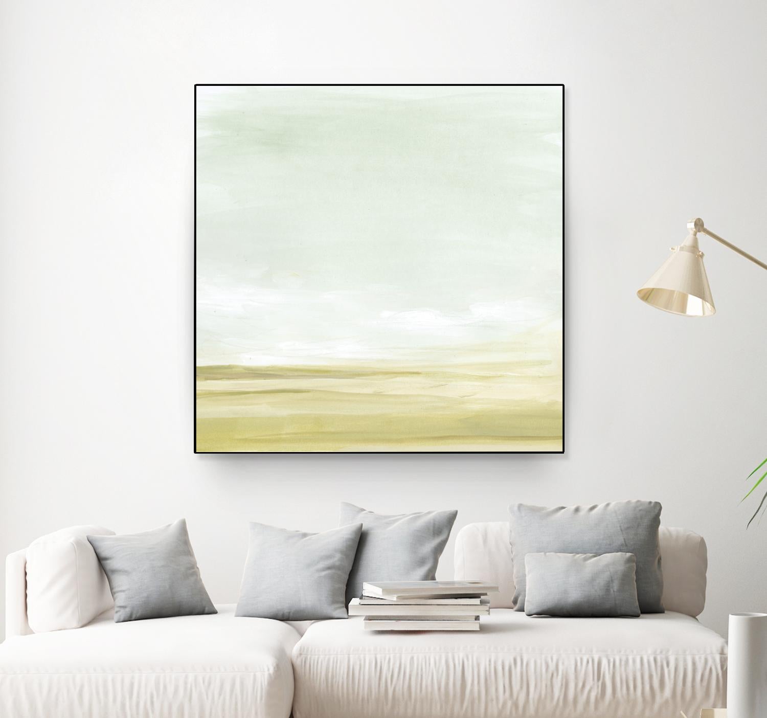 Intangible Horizon II by June Erica Vess on GIANT ART - green sea scene