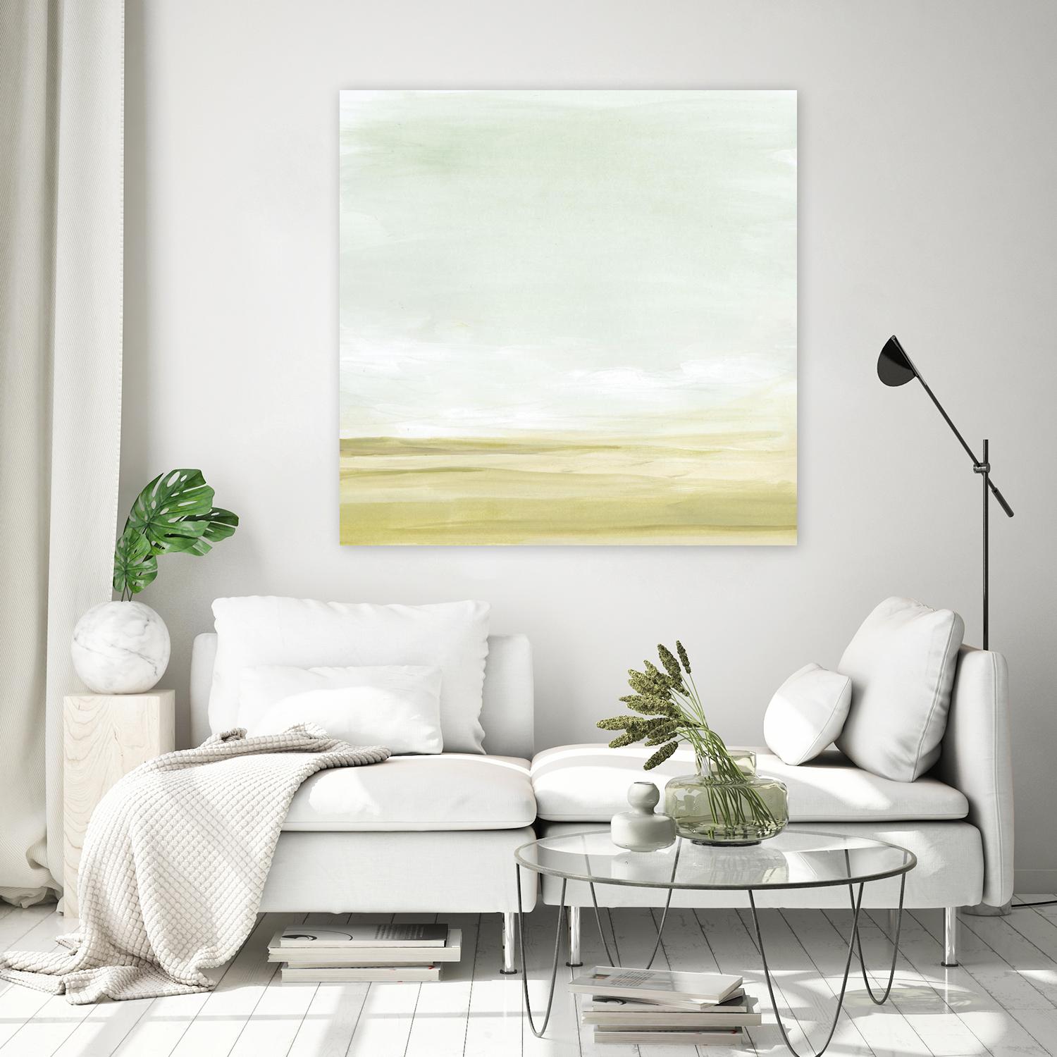 Intangible Horizon II by June Erica Vess on GIANT ART - green sea scene