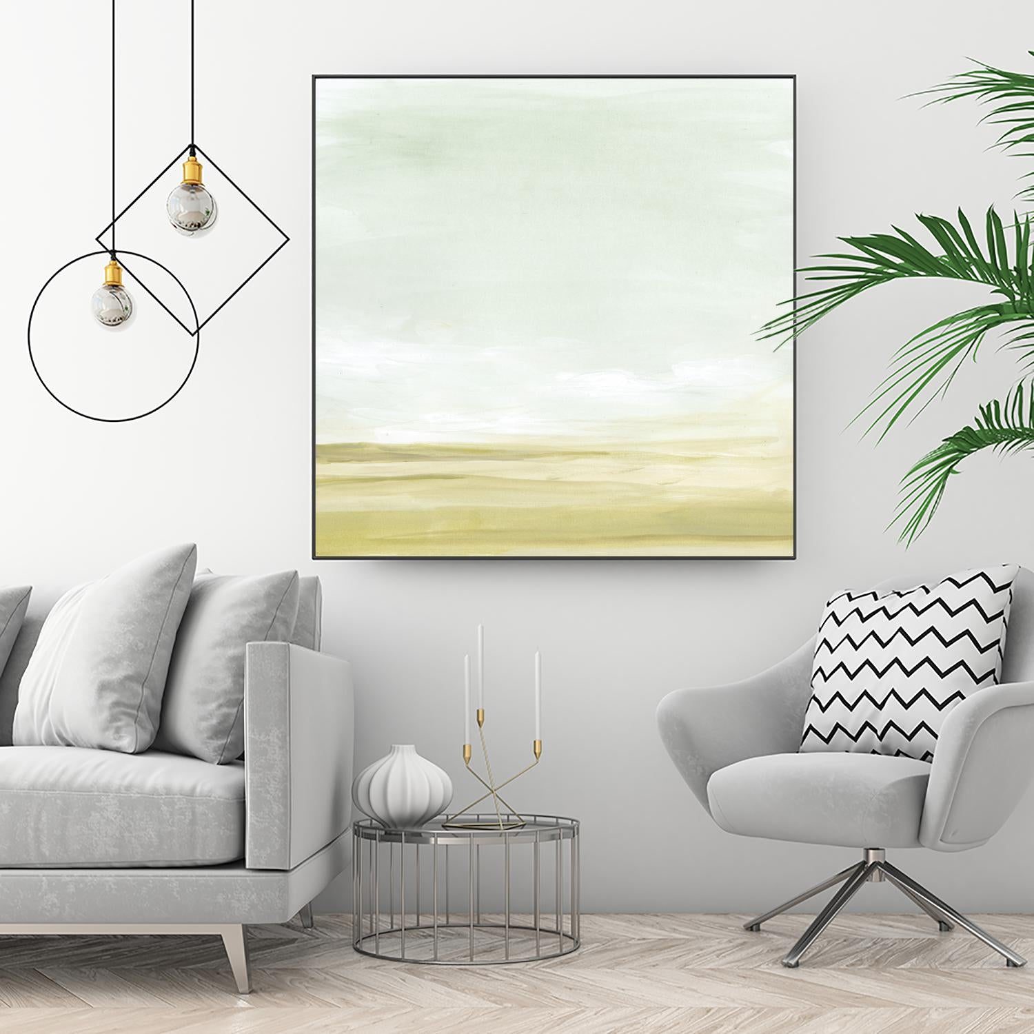 Intangible Horizon II by June Erica Vess on GIANT ART - green sea scene