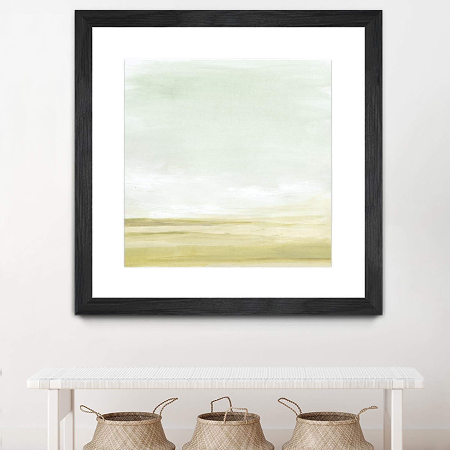 Intangible Horizon II by June Erica Vess on GIANT ART - green sea scene