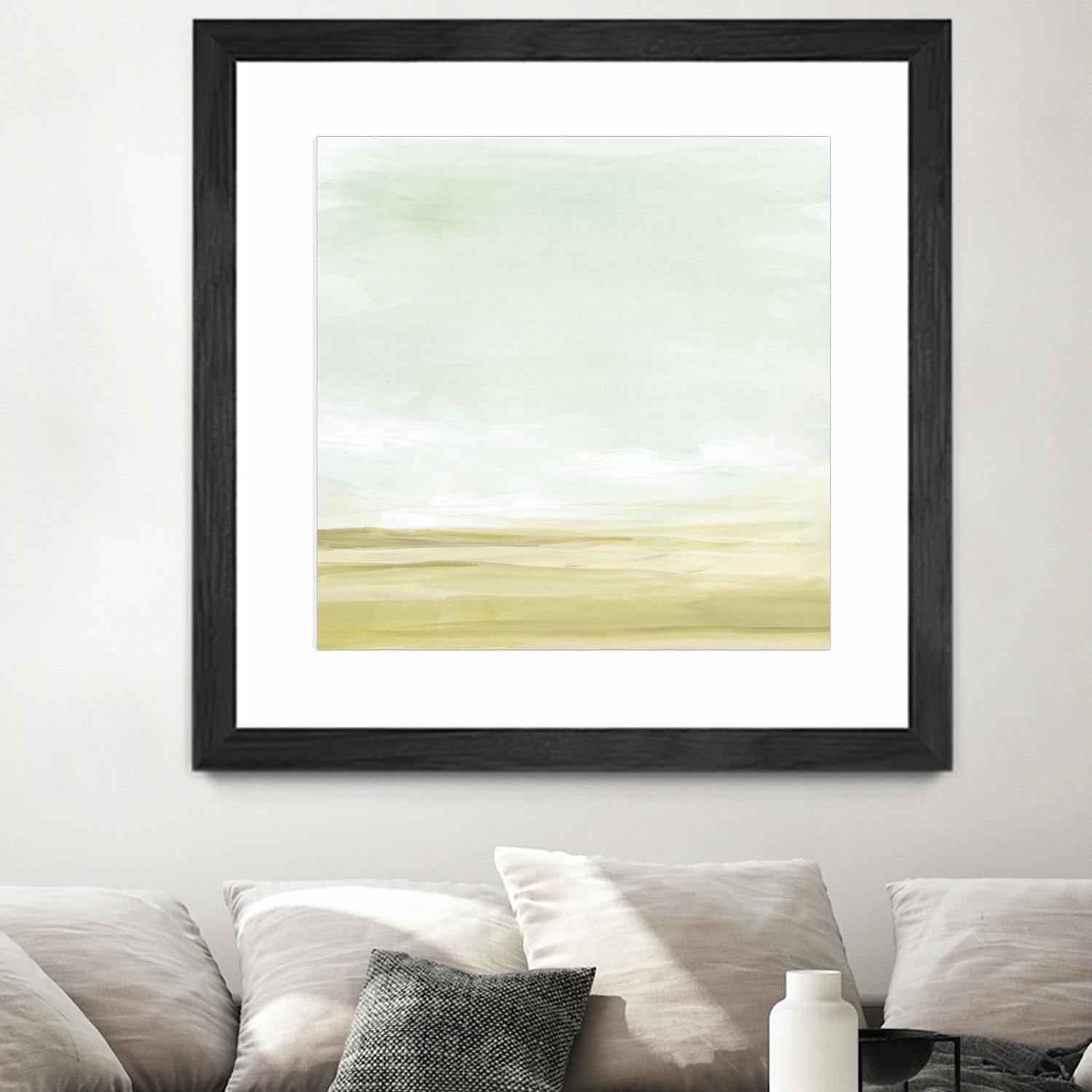 Intangible Horizon II by June Erica Vess on GIANT ART - green sea scene