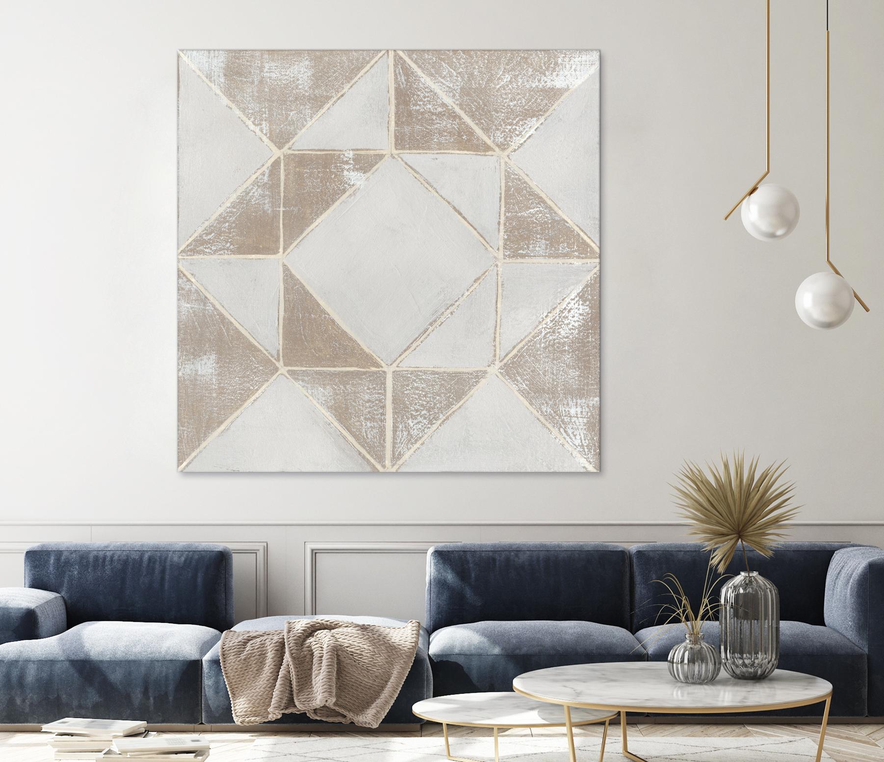 Geometric Veil I by Grace Popp on GIANT ART - abstract