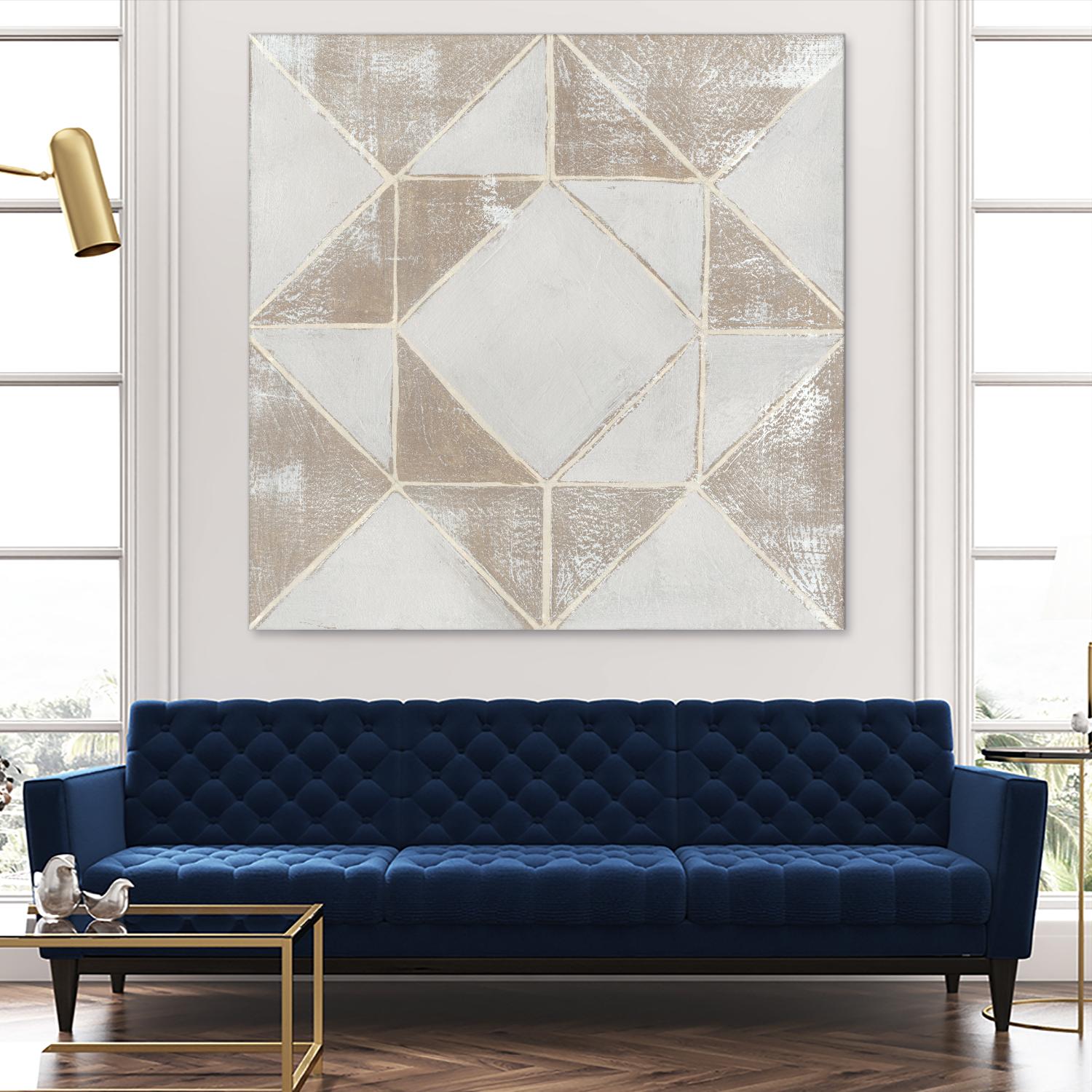 Geometric Veil I by Grace Popp on GIANT ART - abstract