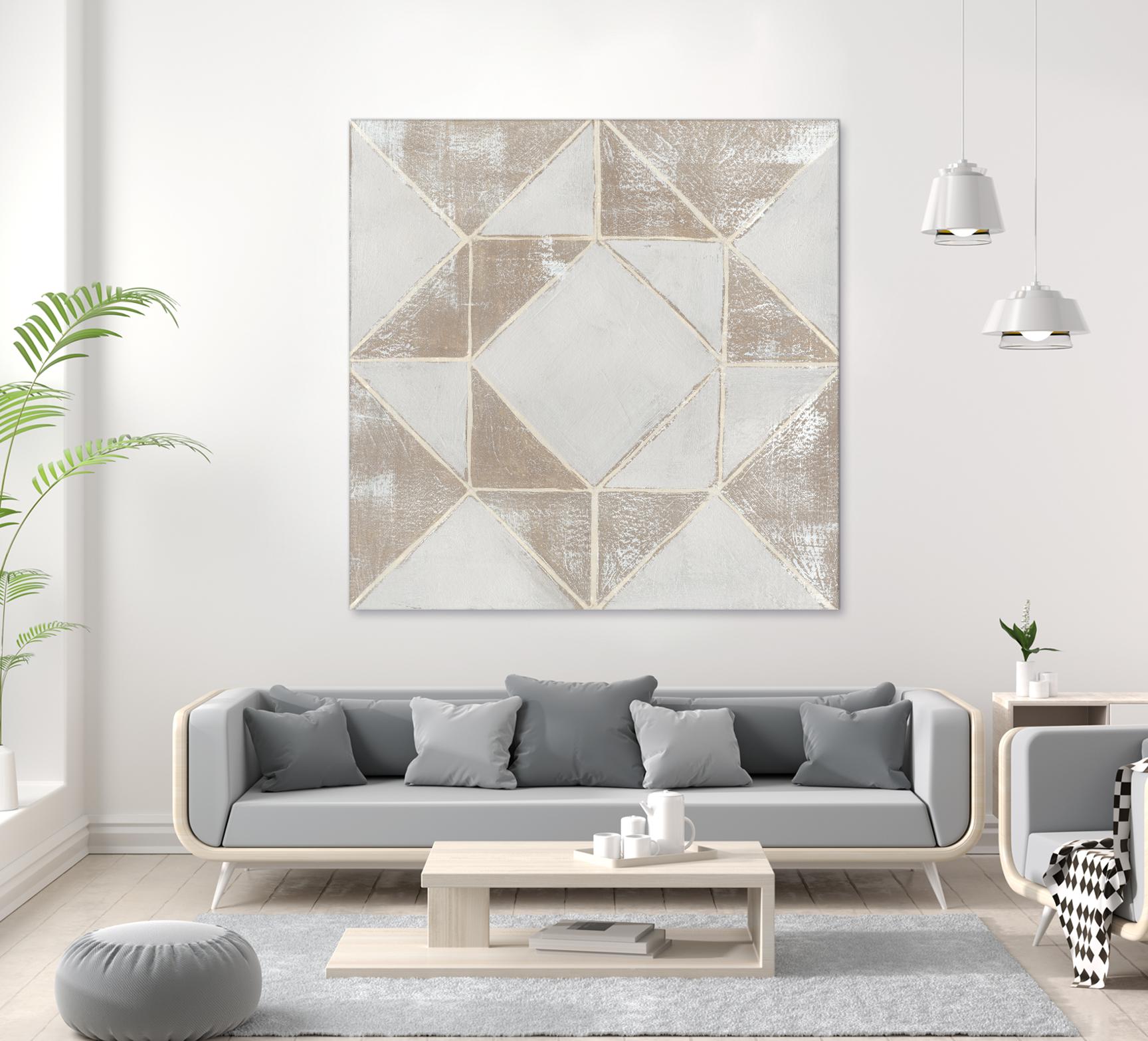 Geometric Veil I by Grace Popp on GIANT ART - abstract