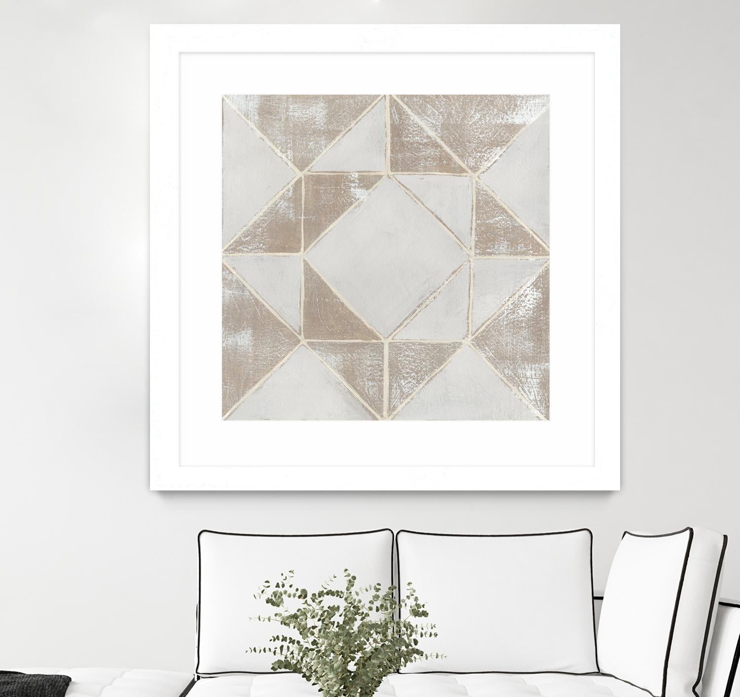 Geometric Veil I by Grace Popp on GIANT ART - abstract