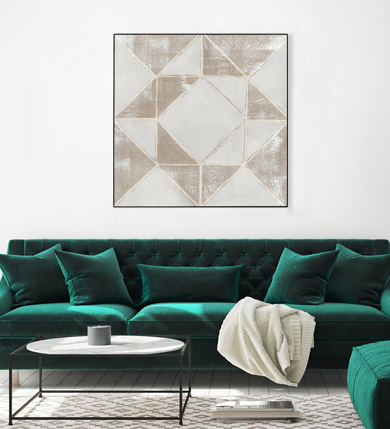 Geometric Veil I by Grace Popp on GIANT ART - abstract