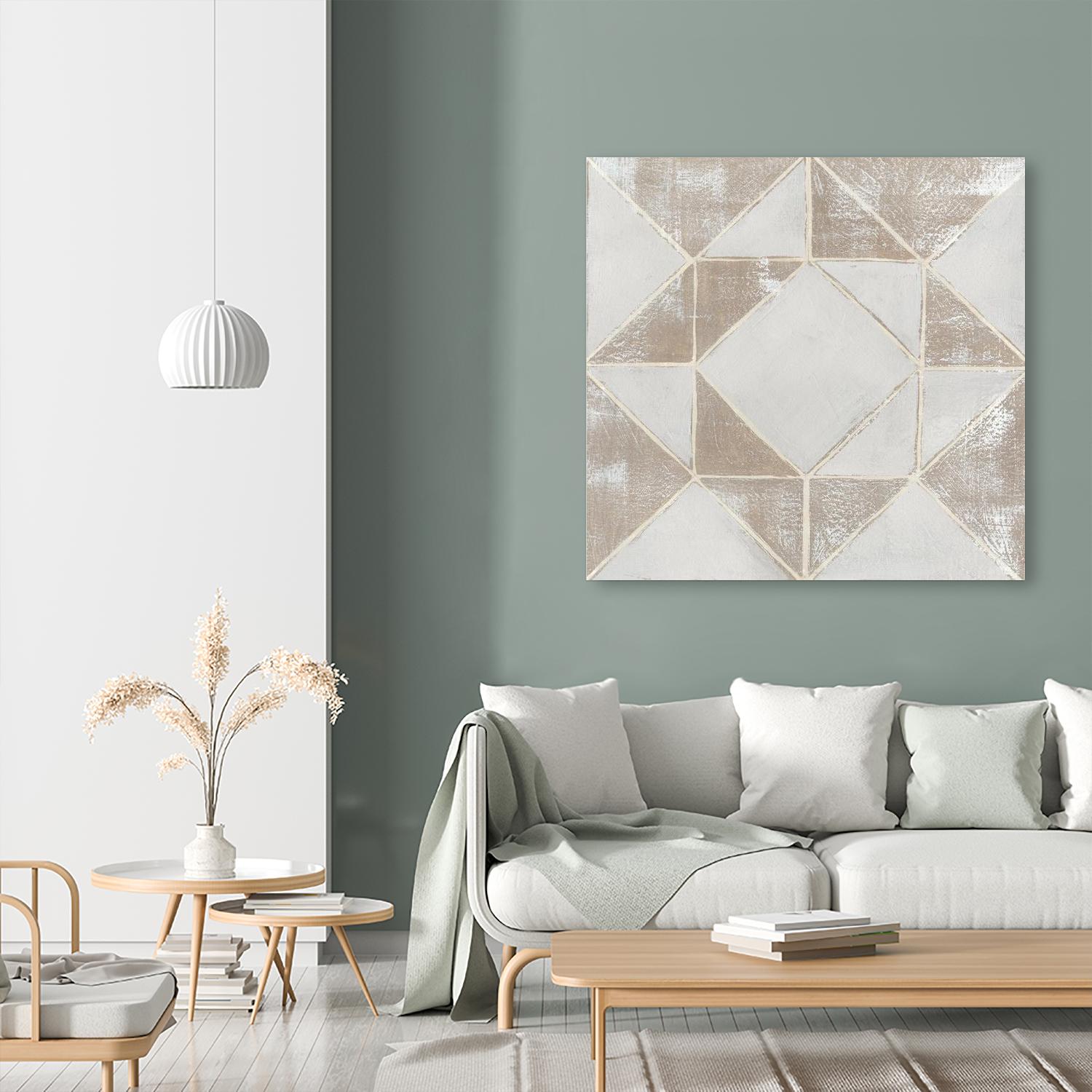 Geometric Veil I by Grace Popp on GIANT ART - abstract