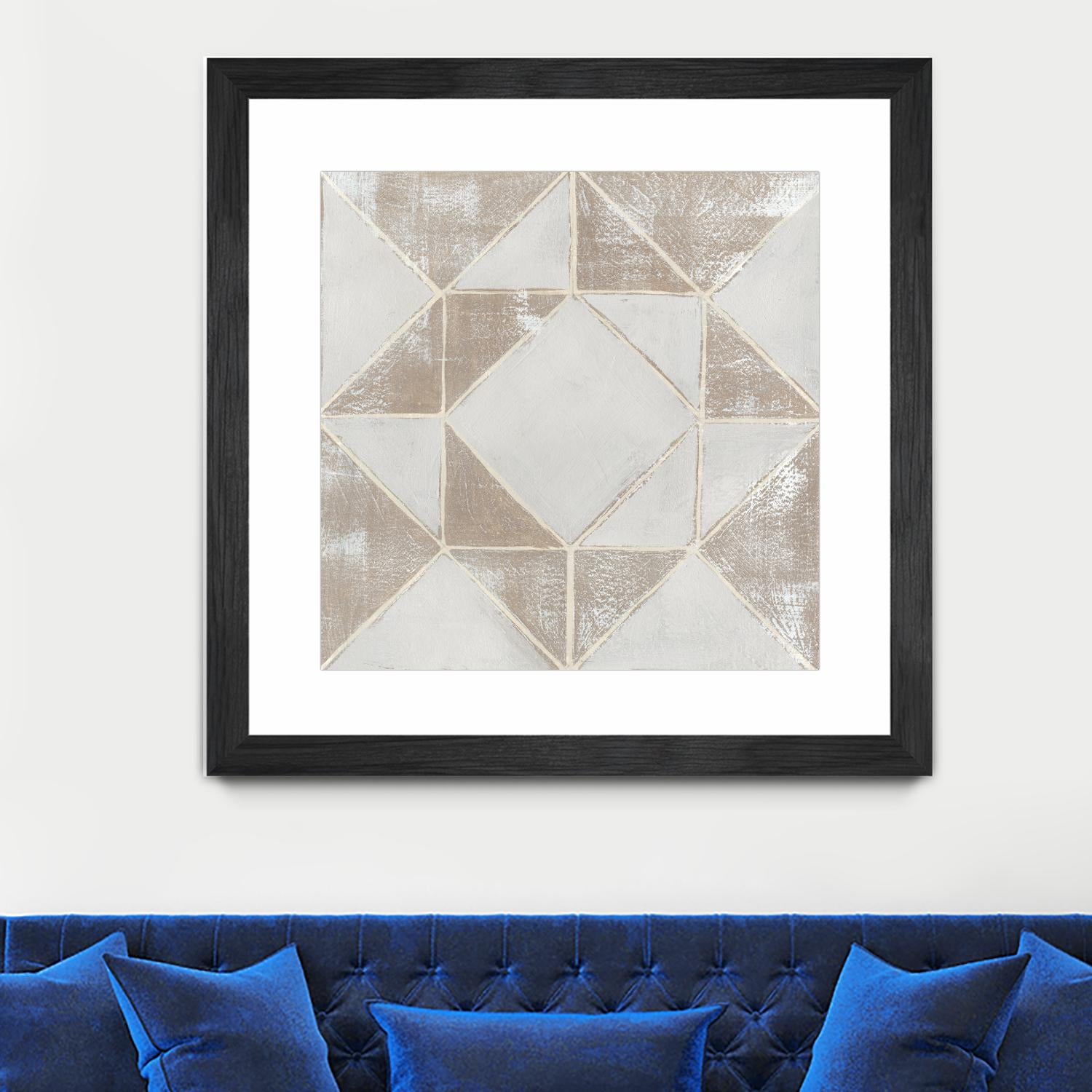 Geometric Veil I by Grace Popp on GIANT ART - abstract