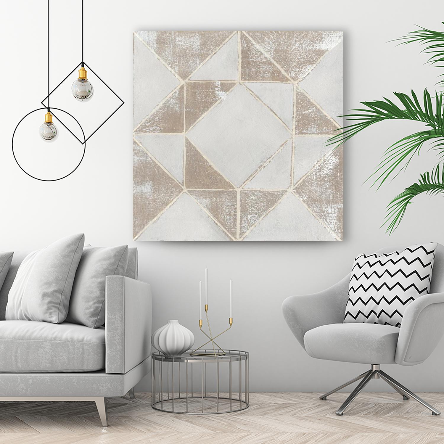 Geometric Veil I by Grace Popp on GIANT ART - abstract