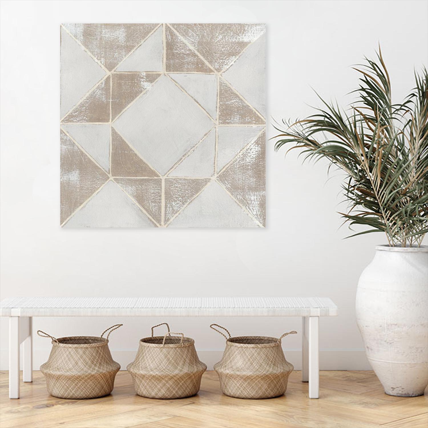 Geometric Veil I by Grace Popp on GIANT ART - abstract