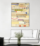 True II by Nikki Galapon on GIANT ART - yellow abstract