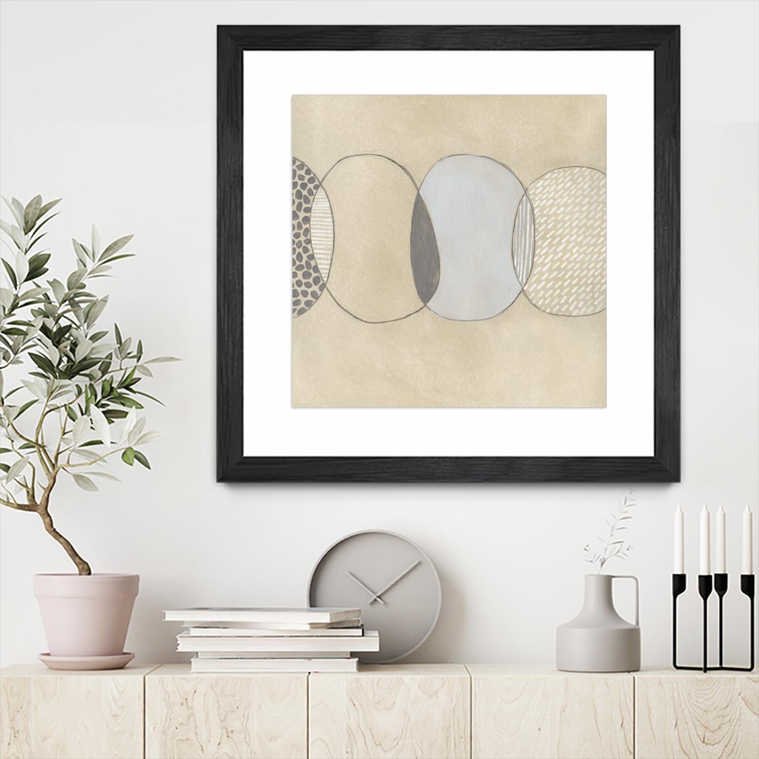 Cellular Division II by June Erica Vess on GIANT ART - brown abstract