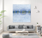 Across the Way I by Ren�e W. Stramel on GIANT ART - blue abstract