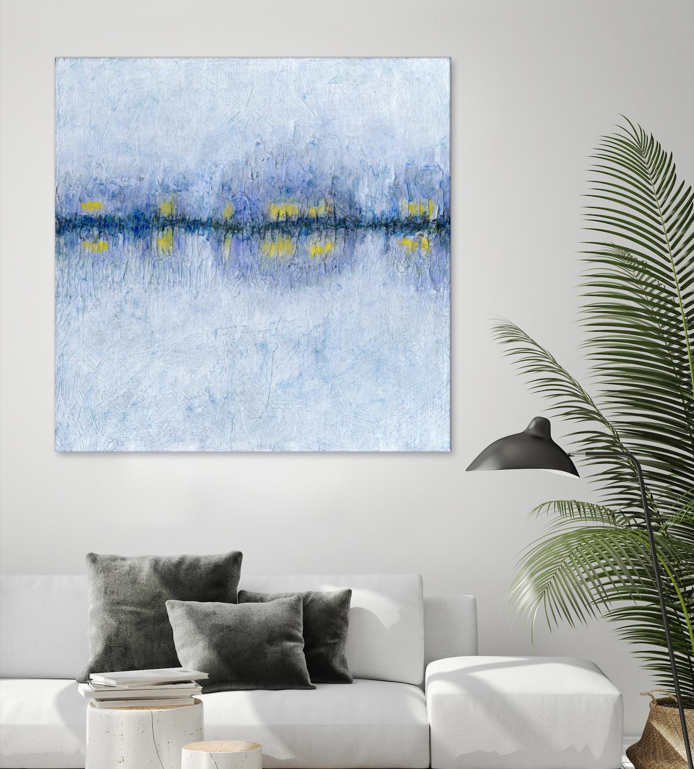 Across the Way I by Ren�e W. Stramel on GIANT ART - blue abstract