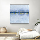 Across the Way I by Ren�e W. Stramel on GIANT ART - blue abstract