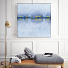 Across the Way I by Ren�e W. Stramel on GIANT ART - blue abstract