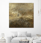 Quiet Marsh II by Sharon Gordon on GIANT ART - brown abstract