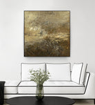 Quiet Marsh II by Sharon Gordon on GIANT ART - brown abstract